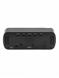 Часы электронные настольные от сети с будильником и термометром VST 895Y-1 Красные